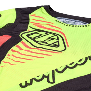 Maillot TROY LEE DESIGNS GP Pro Air - Ripple Glo Yellow/Infra Red