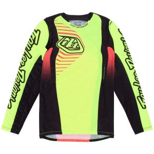Maillot TROY LEE DESIGNS GP Pro Air - Ripple Glo Yellow/Infra Red