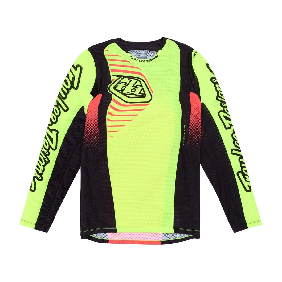 Maillot TROY LEE DESIGNS GP Pro Air - Ripple Glo Yellow/Infra Red