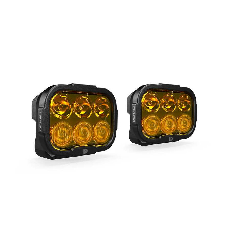 Kit d'éclairage universel DL6 lentille orange avec câblage Premium