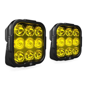 Kit d'éclairage universel DL9 lentille jaune avec câblage standard