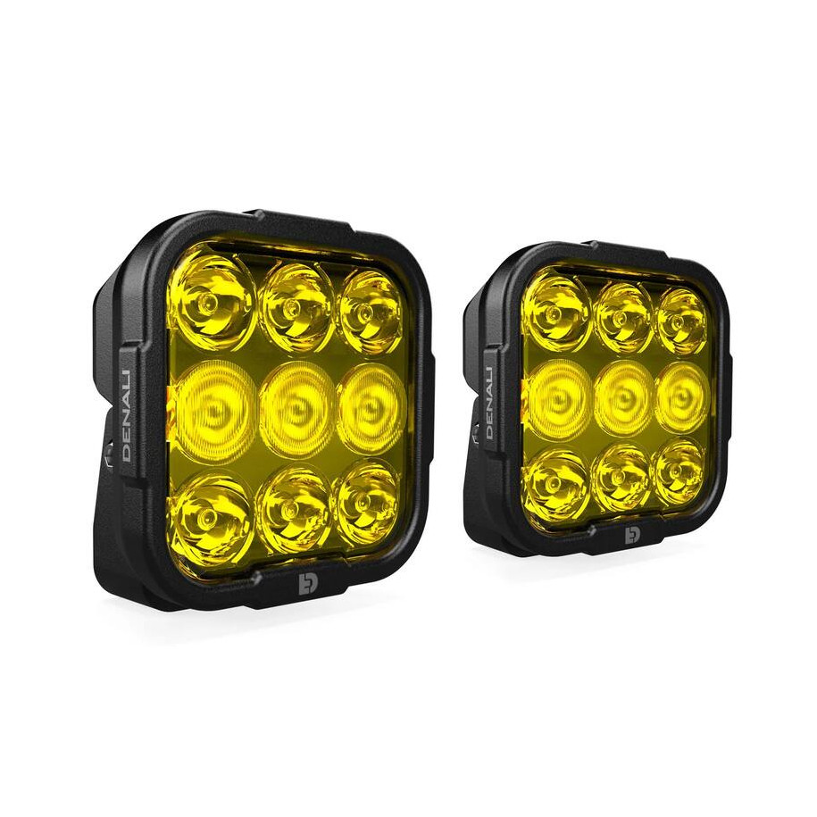 Kit d'éclairage universel DL9 lentille jaune avec câblage standard