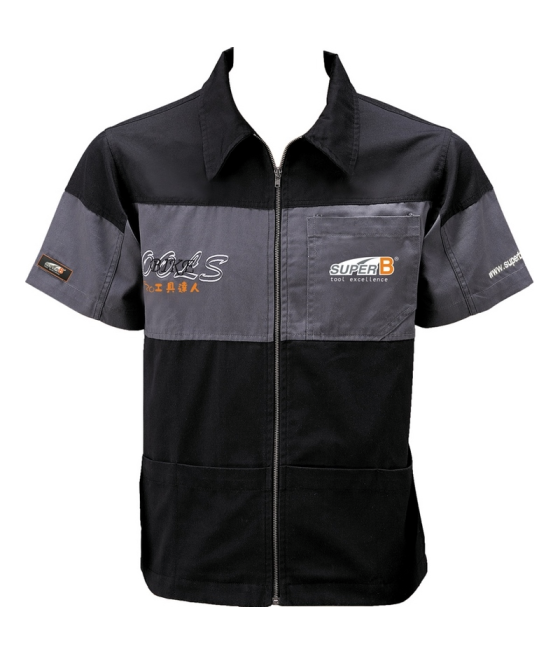 T-shirt de mécanicien officiel SUPER B. Taille L 
