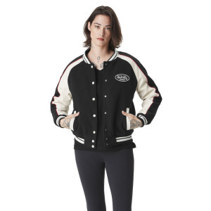 Veste Von dutch Teddy Satin Mi saison Noire RUG | Femme