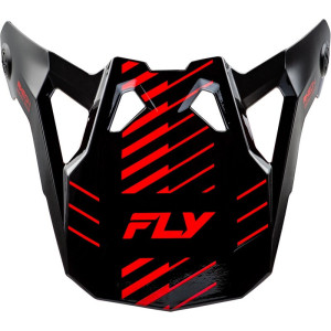 Visière FLY RACING Formula CP Slice - gris/rouge/noir 
