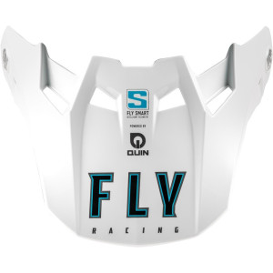 Visière FLY RACING Formula S Carbon Solid - blanc 