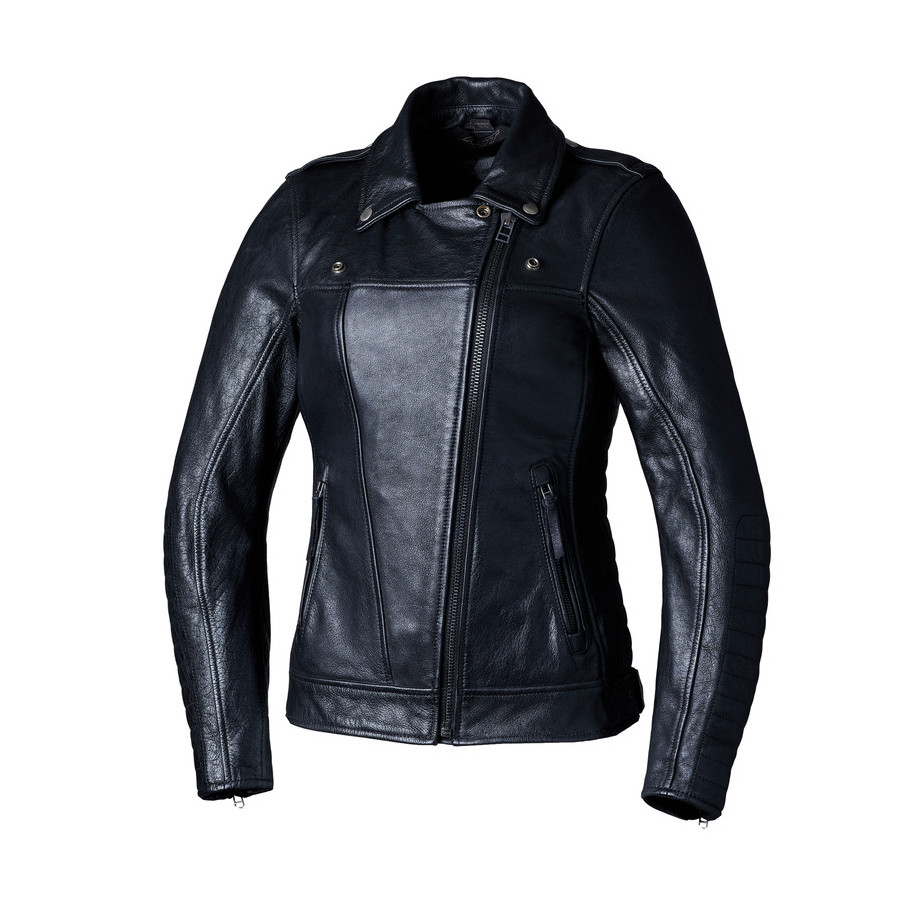 Veste RST Ripley2 cuir CE femme - Noir 