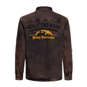 Chemise Split The Road Workwear sombre King Kerosin