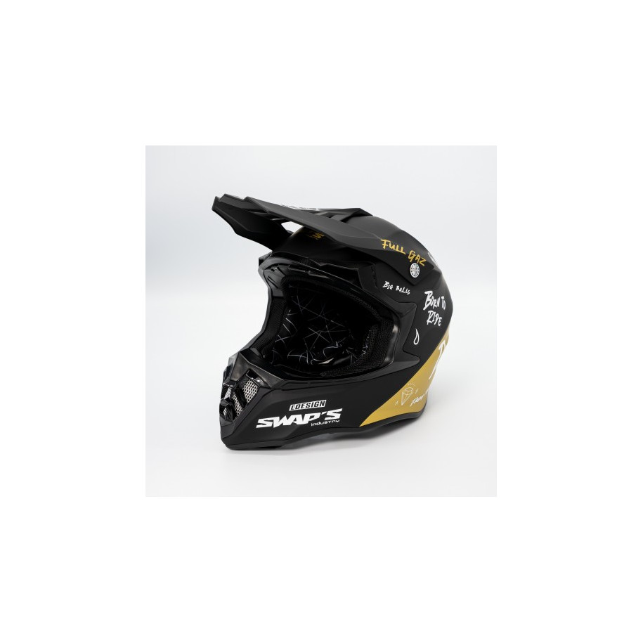Casque Cross Full Gaz S828 Faster swap's