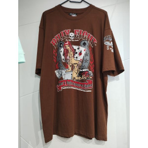 t-shirt billy eight brun