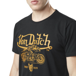 T-SHIRT VON DUTCH Col rond et print