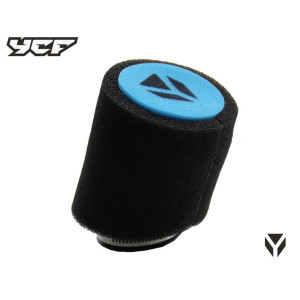 FILTRE A AIR BI MATIERE BLEU PE28 diam 50mm ycf