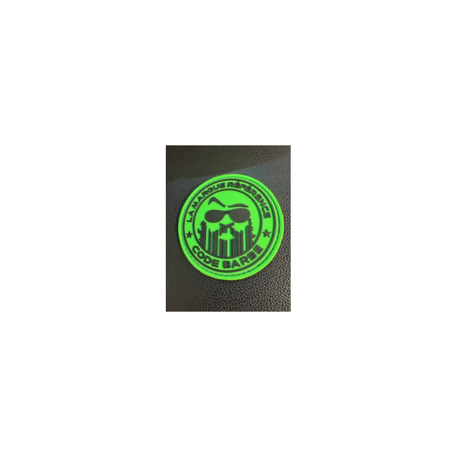 Écusson Interchangeable Code Barbe Vert: Révélez Votre Style sur Casquette et Bob