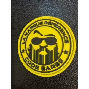 Écusson Interchangeable Code Barbe Jaune : Révélez Votre Style sur Casquette et Bob