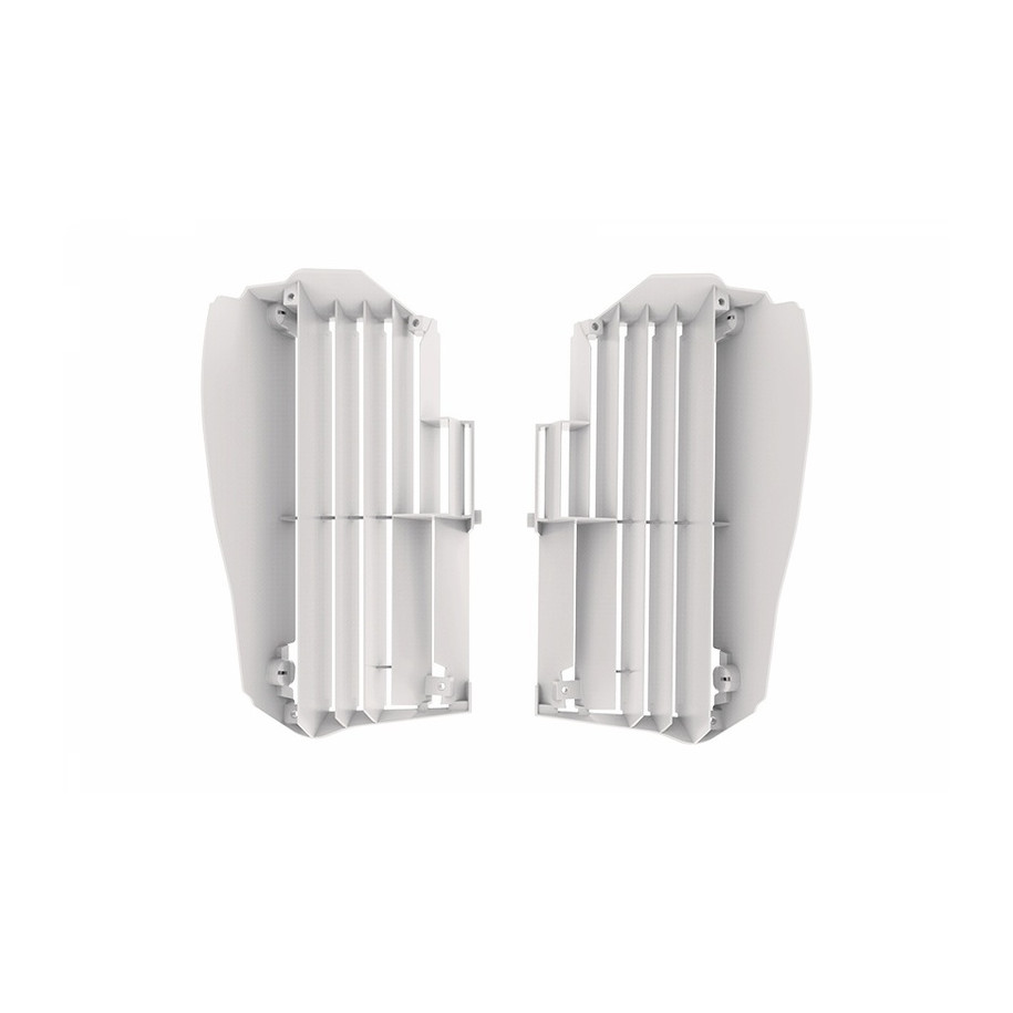 Cache radiateur POLISPORT blanc Yamaha YZ450F