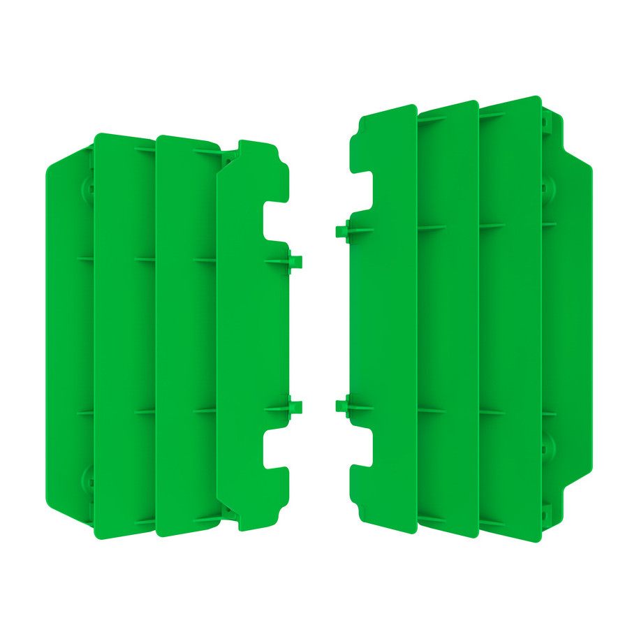 Cache-radiateur POLISPORT vert - Kawasaki KX125
