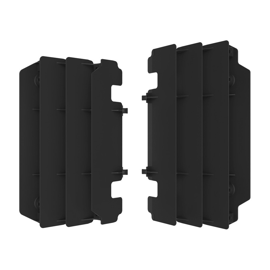Cache-radiateur POLISPORT noir - Kawasaki KX250