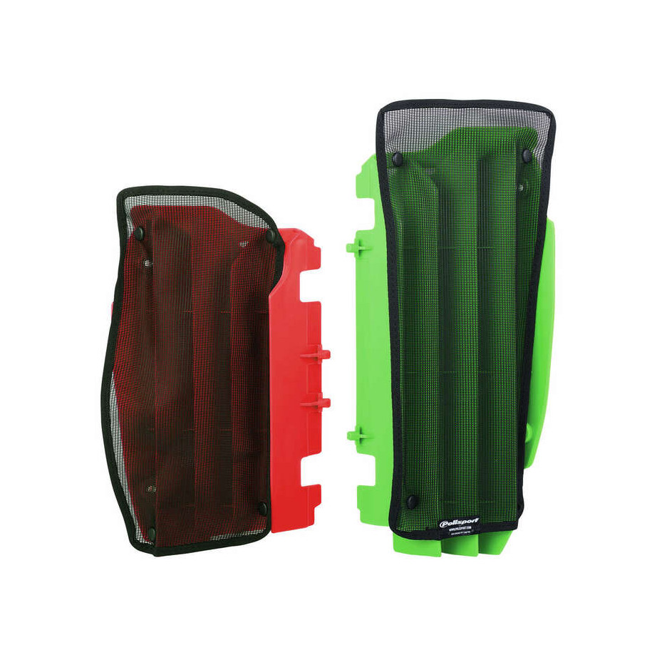 Filet cache radiateur POLISPORT noir Kawasaki KX450F