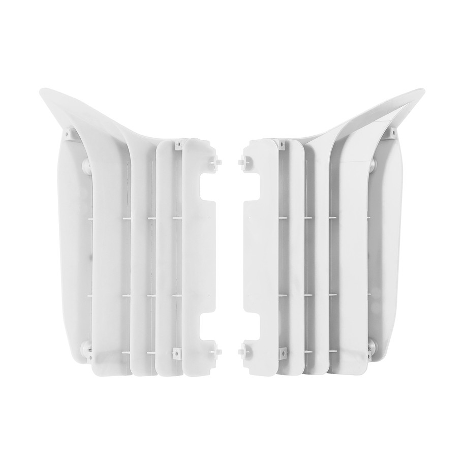Cache radiateur POLISPORT blanc Yamaha YZ125/250