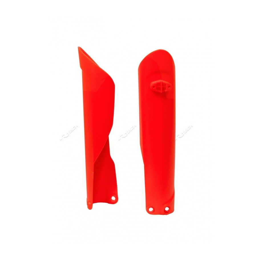 Protections de fourche RACETECH - orange fluo