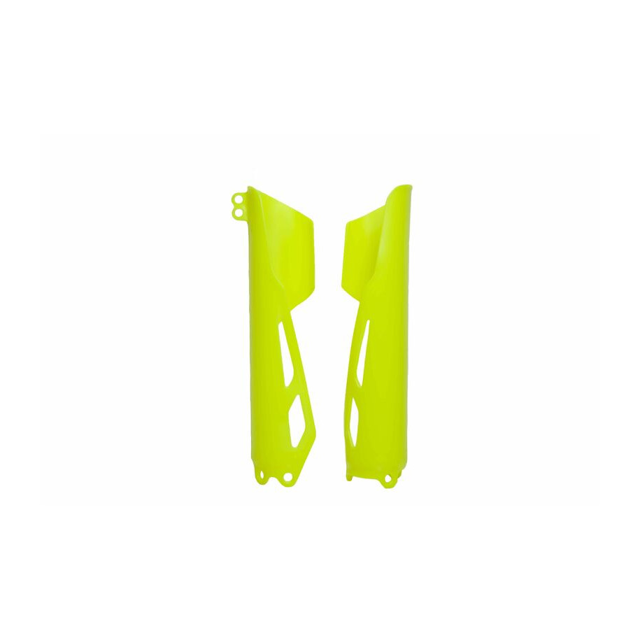 Protections de fourche RACETECH - jaune fluo