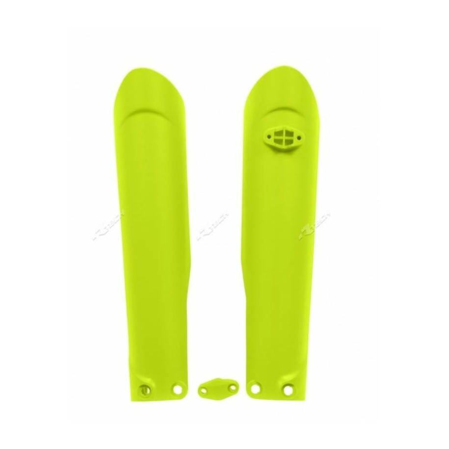 Protections de fourche RACETECH - jaune fluo