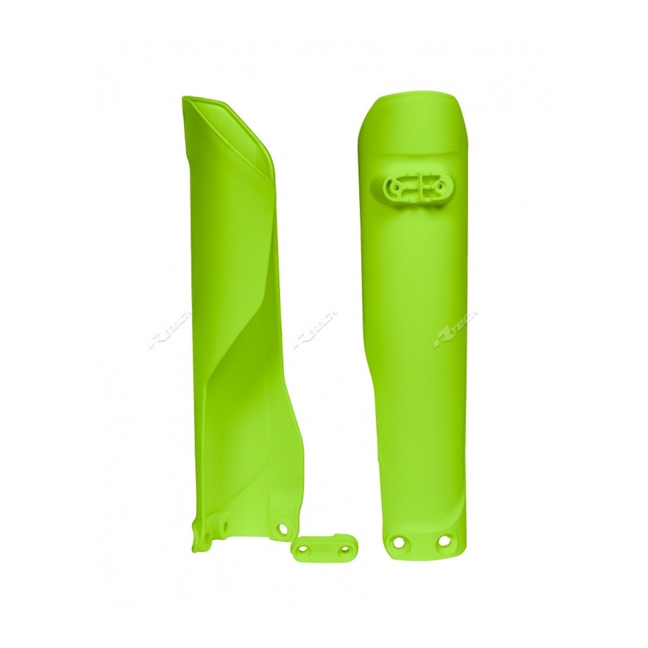 Protections de fourche RACETECH - jaune fluo