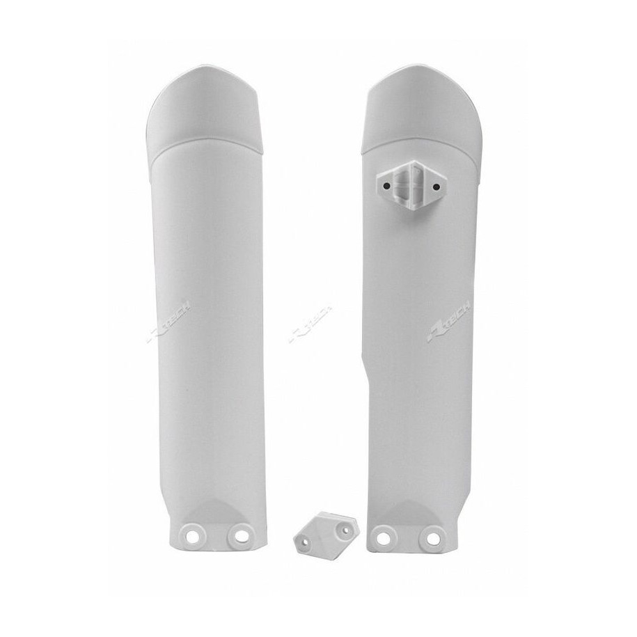 Protections de fourche RACETECH - blanc