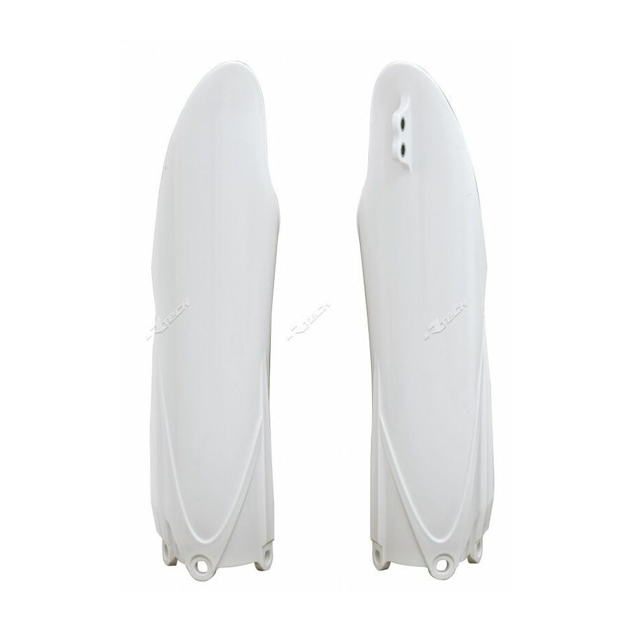 Protections de fourche RACETECH - blanc
