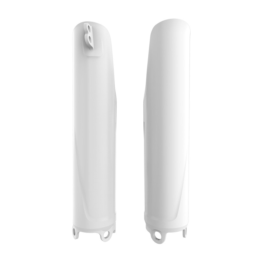 Protections de fourche POLISPORT couleur origine blanc