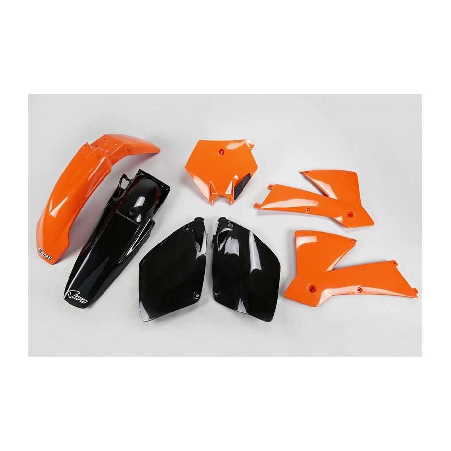 Kit plastique UFO couleur origine orange/noir KTM