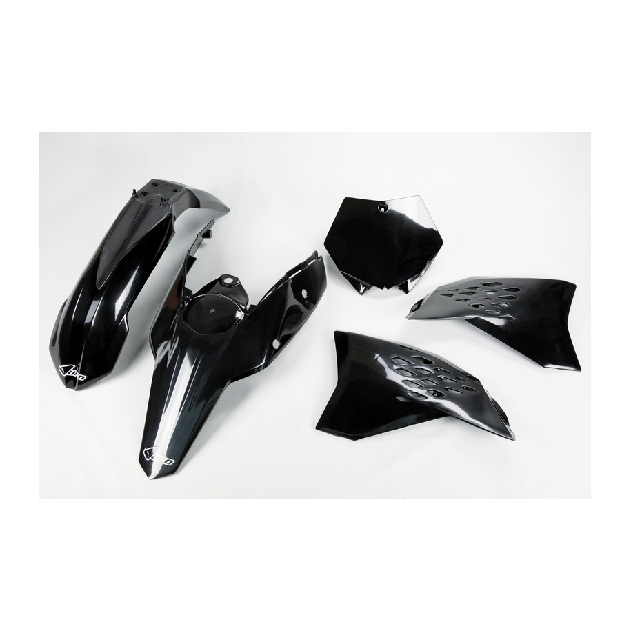Kit plastique UFO noir KTM