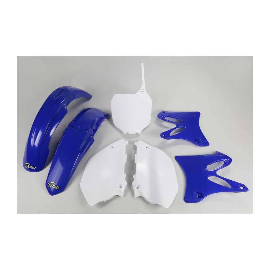 Kit plastique UFO couleur origine bleu/blanc Yamaha YZ125/144/250