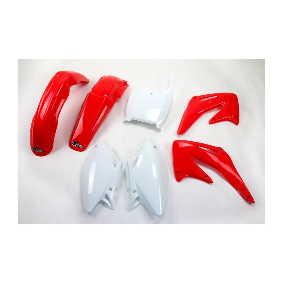 Kit plastique UFO couleur origine rouge/blanc Honda CRF450R