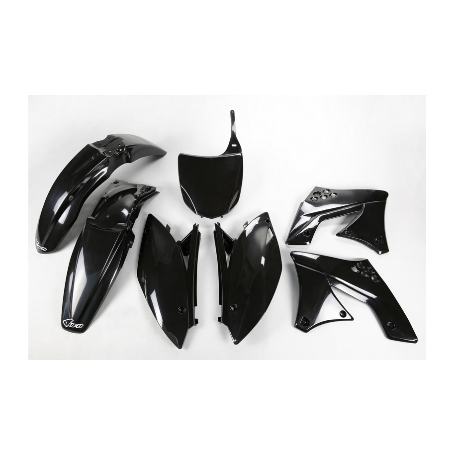 Kit plastique UFO noir Kawasaki KX250F