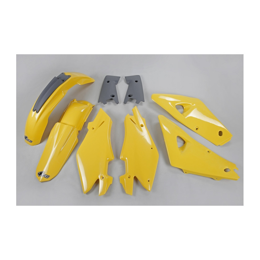 Kit plastique UFO couleur origine jaune/gris Husqvarna CR125/250