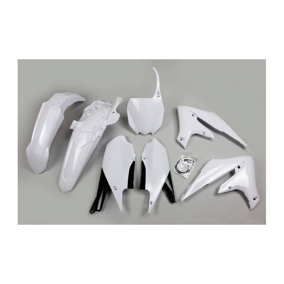 Kit plastique UFO blanc Yamaha YZ450F