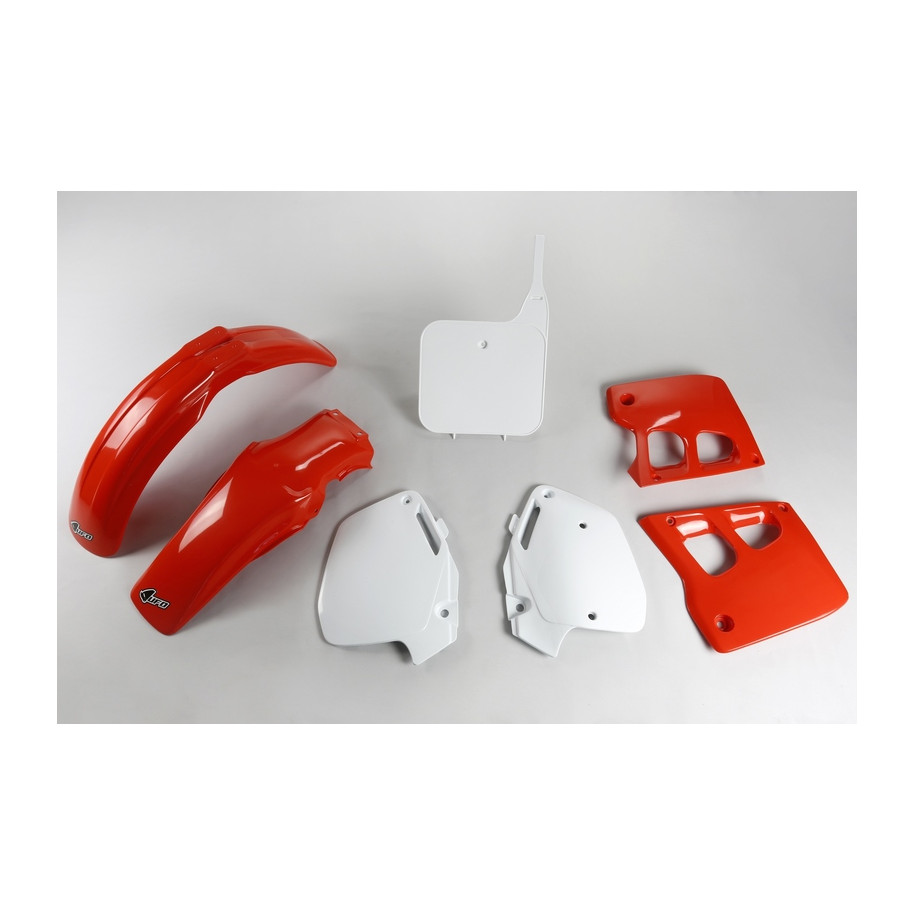 Kit plastique complet OEM 90 UFO - Rouge/Blanc