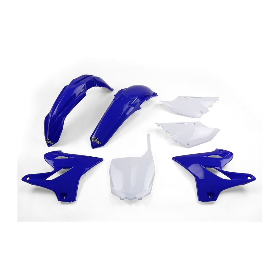 Kit plastique UFO couleur origine bleu/blanc Yamaha YZ125/250