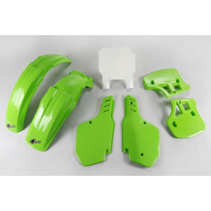 Kit plastique UFO couleur origine Kawasaki KX500