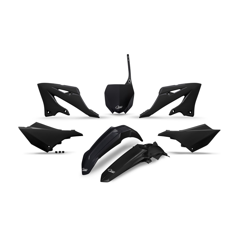 Kit plastiques UFO - noir Yamaha YZ125/250