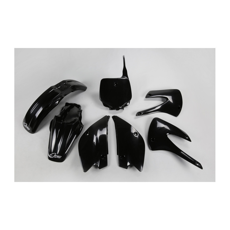 Kit plastique UFO noir Kawasaki KX85