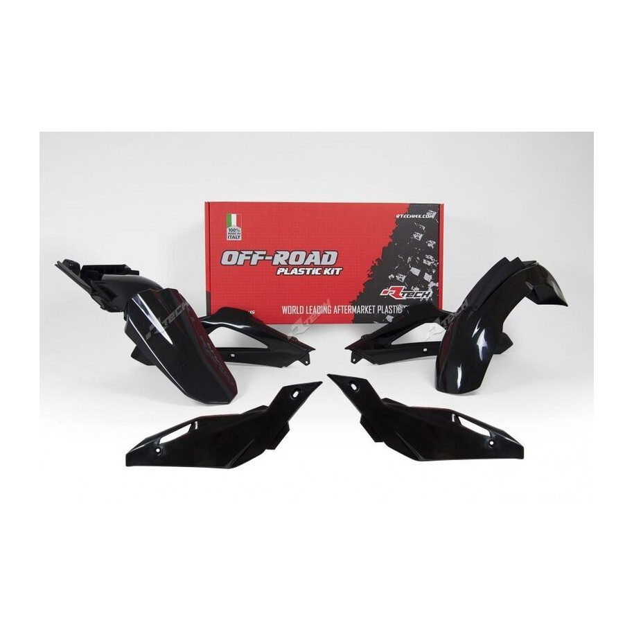 Kit plastique RACETECH Black - Husqvarna TE
