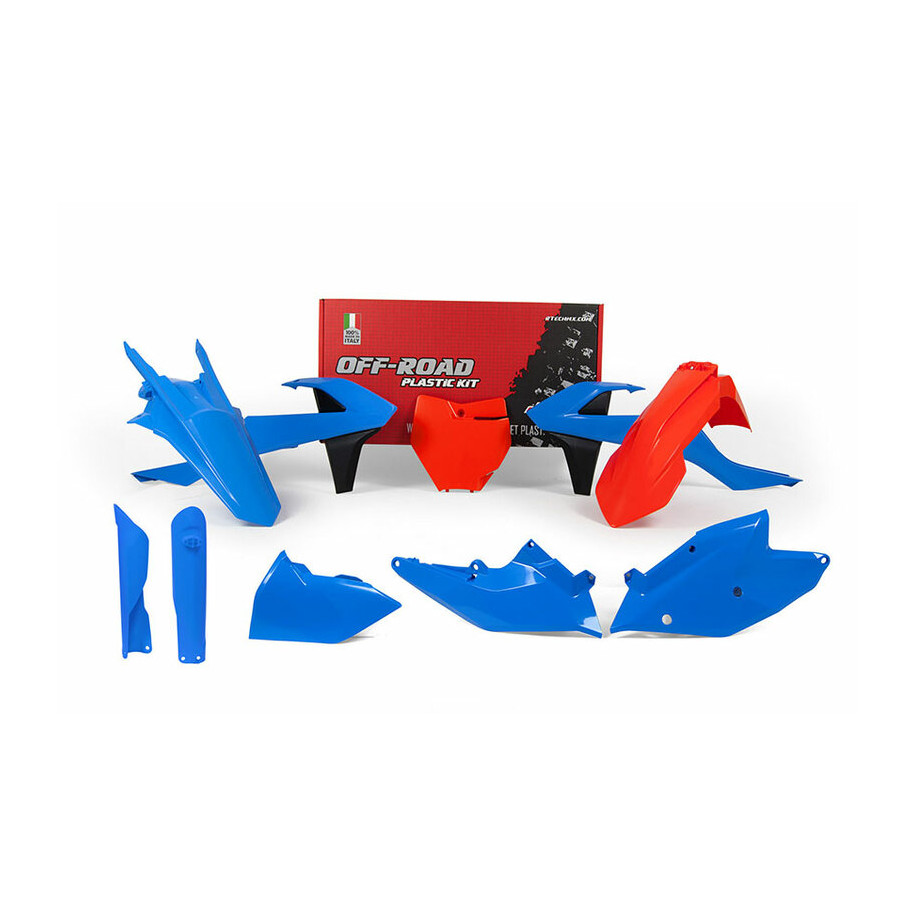 Kit plastique RACETECH bleu/orange édition limitée KTM