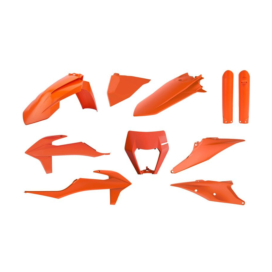 Kit plastiques POLISPORT orange KTM