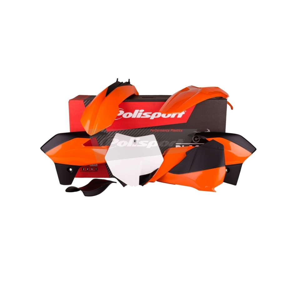 Kit plastique POLISPORT couleur origine (13-14) KTM SX85