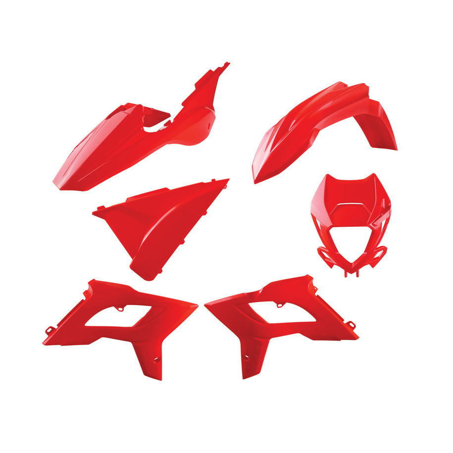 Kit plastique POLISPORT Restyling rouge - Beta RR 2T/4T