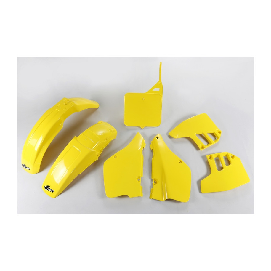 Kit plastique UFO couleur origine jaune Suzuki RM250