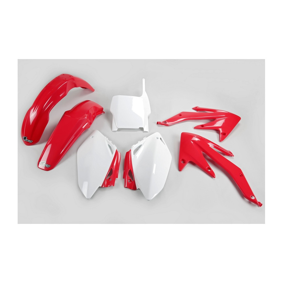 Kit plastique UFO couleur origine rouge/blanc Honda CRF450R