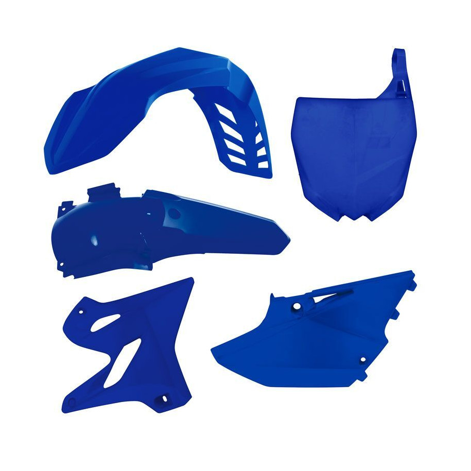 Kit plastiques RACETECH couleur bleu origine (2021) Yamaha YX 125